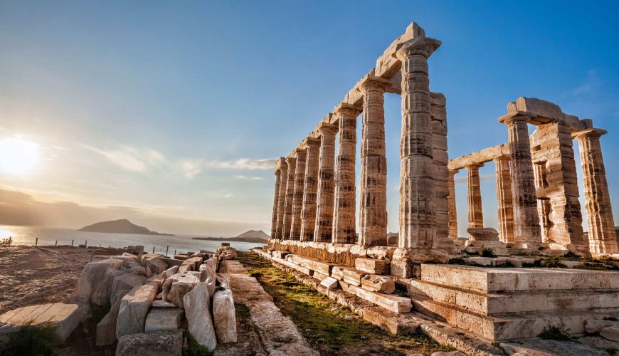 The temple of Poseidon