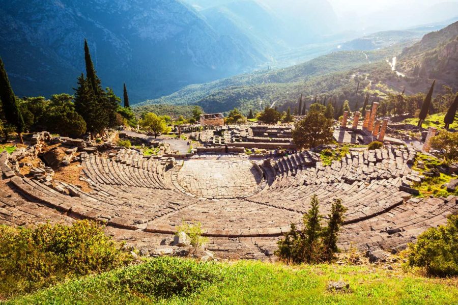 Delphi ancient sanctuary, Greece