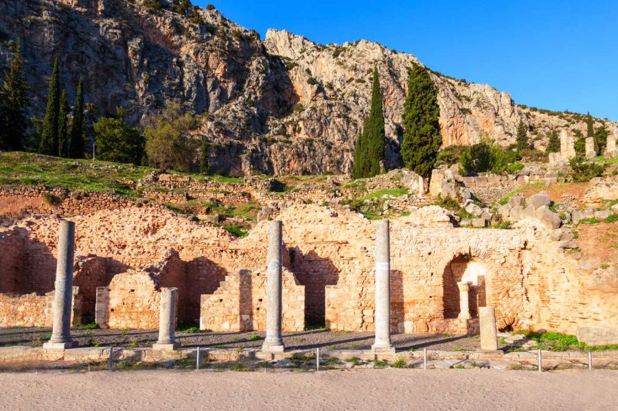 Delphi ancient sanctuary, Greece