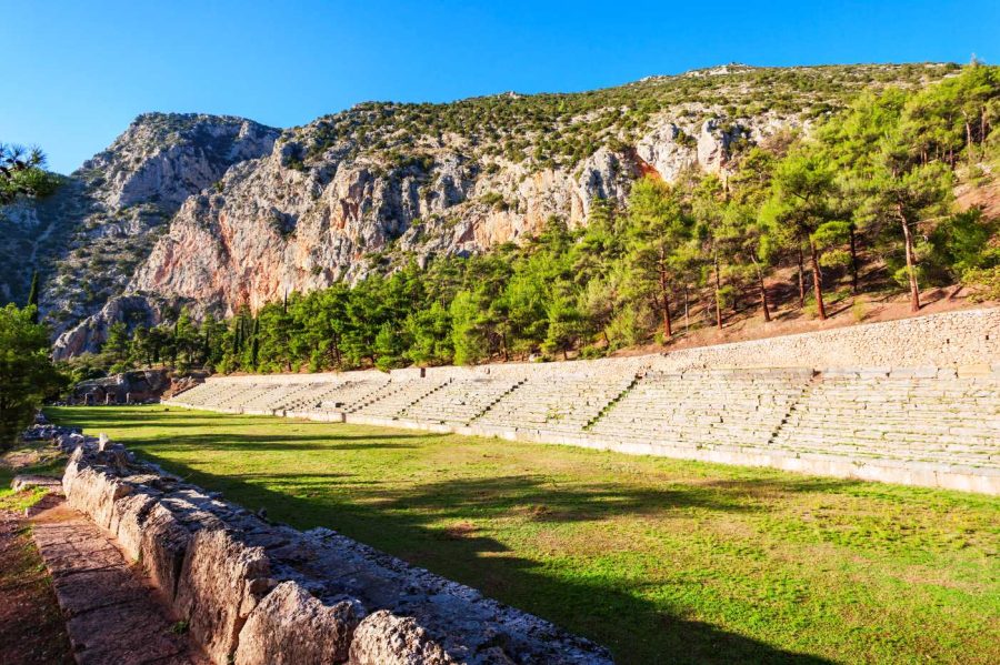 Delphi ancient sanctuary, Greece