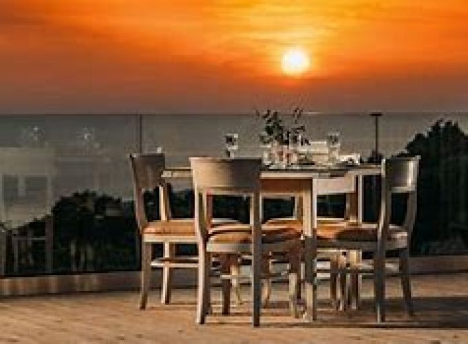 Sunset Dinner at Cave Damianos Restaurant